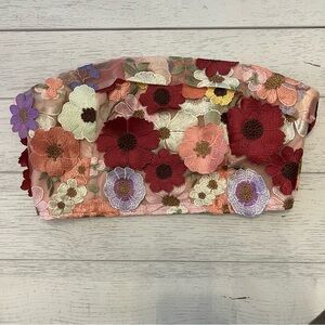 Altar'd State Grace 3D Floral Tube Top Size L